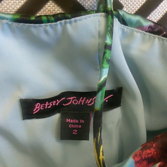 SOLD🍨🍰BETSEY JOHNSON SILK DRESS - Picture 7 of 8